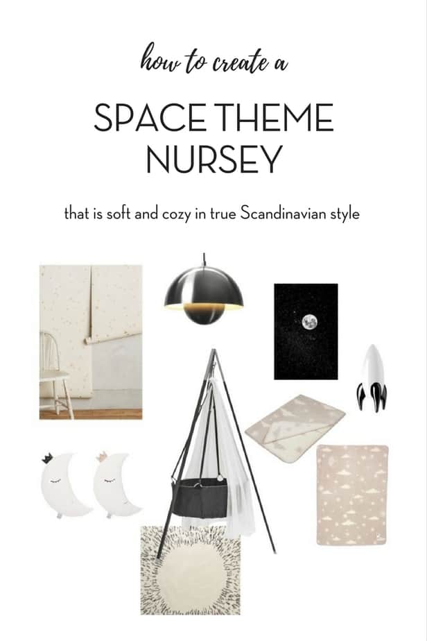 space theme nursery that is cozy and soft