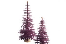 Simple, Scandinavian stile paper ornament - Christmas tree. Comes in different sizes and colors 