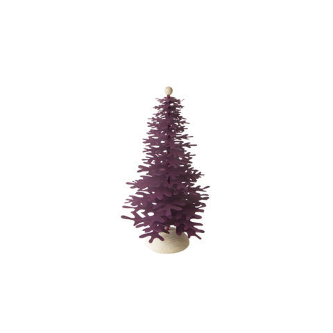Minimalist-Christmas-Tree-claret-red-paper-decoration-kit